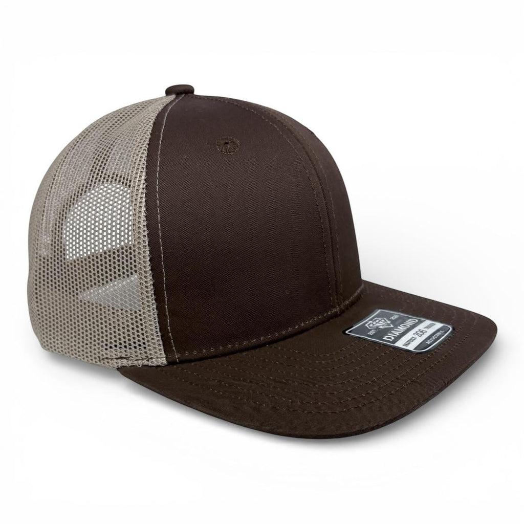 Gorra Diamond Snapback 206 trucker lisa o con bordado personalizado al mayoreo - Insignia Bordados