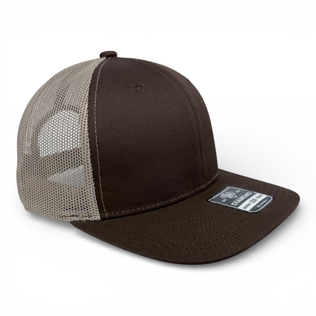Gorra Diamond Snapback 206 trucker lisa o con bordado personalizado al mayoreo - Insignia Bordados