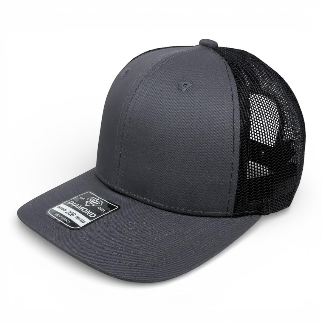 Gorra Diamond Snapback 206 trucker lisa o con bordado personalizado al mayoreo - Insignia Bordados