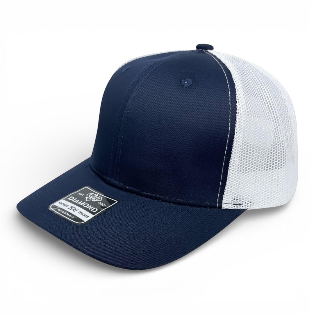 Gorra Diamond Snapback 206 trucker lisa o con bordado personalizado al mayoreo - Insignia Bordados