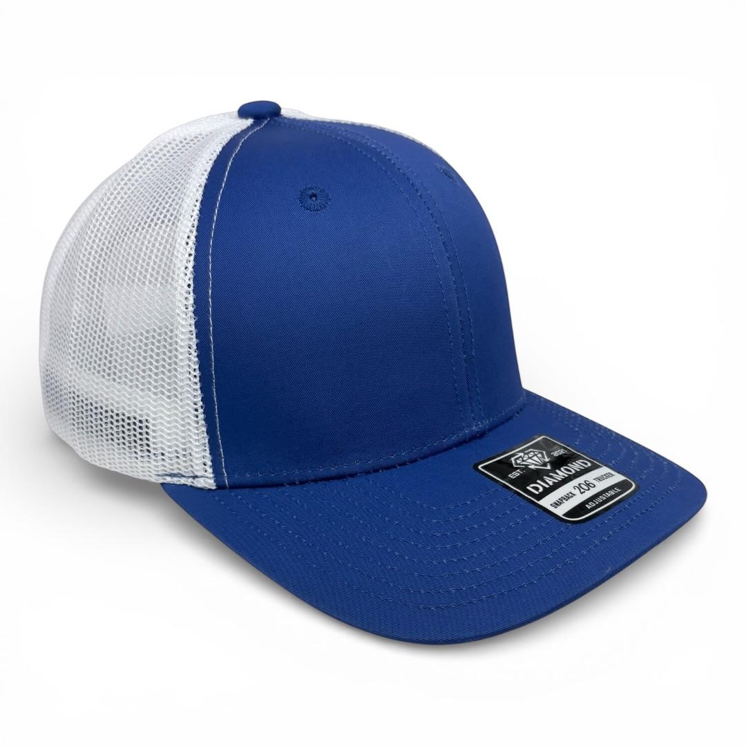 Gorra Diamond Snapback 206 trucker lisa o con bordado personalizado al mayoreo - Insignia Bordados