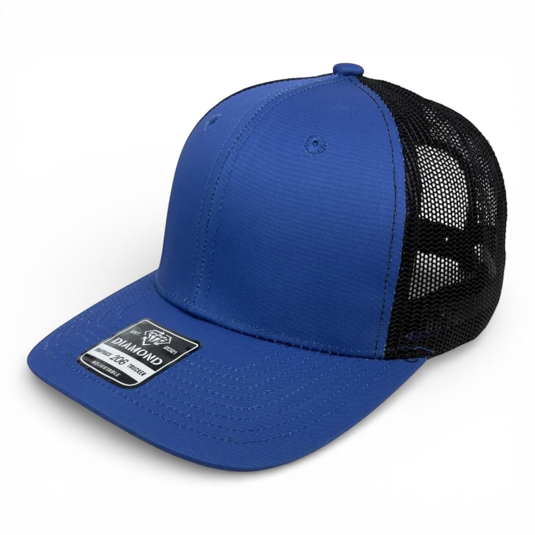 Gorra Diamond Snapback 206 trucker lisa o con bordado personalizado al mayoreo - Insignia Bordados