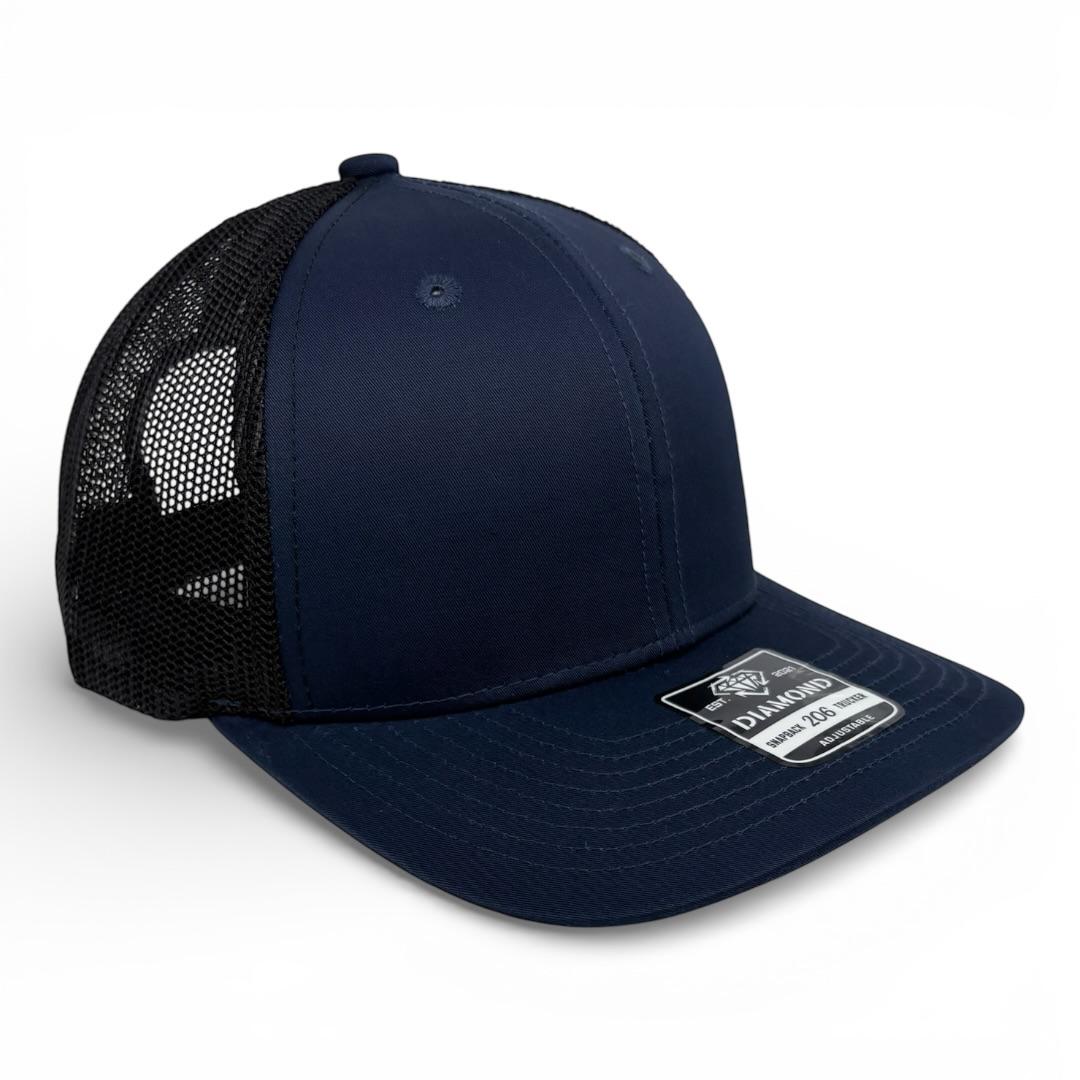 Gorra Diamond Snapback 206 trucker lisa o con bordado personalizado al mayoreo - Insignia Bordados
