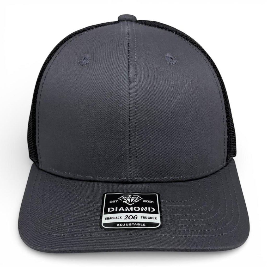 Gorra Diamond Snapback 206 trucker lisa o con bordado personalizado al mayoreo - Insignia Bordados