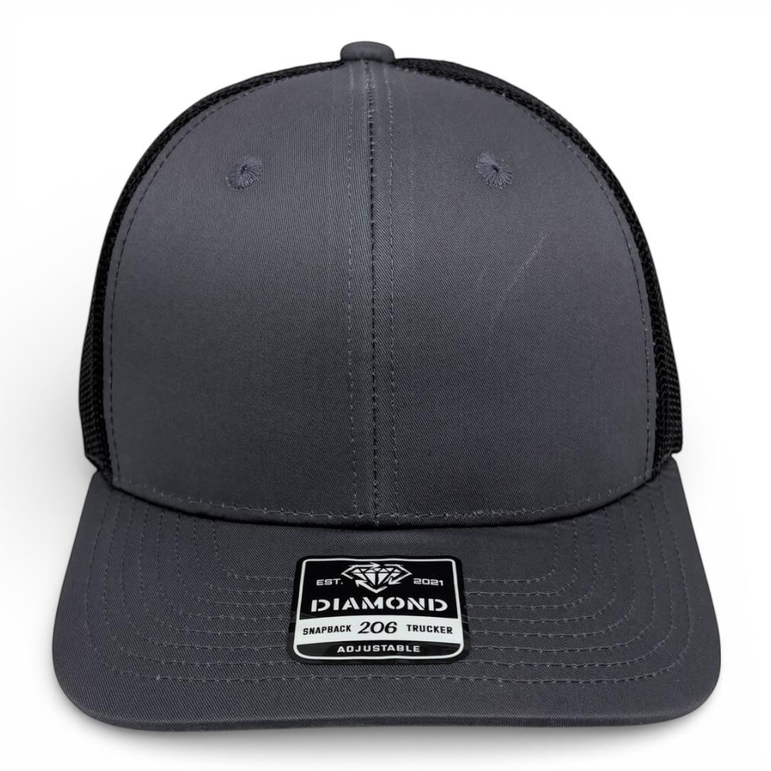 Gorra Diamond Snapback 206 trucker lisa o con bordado personalizado al mayoreo - Insignia Bordados