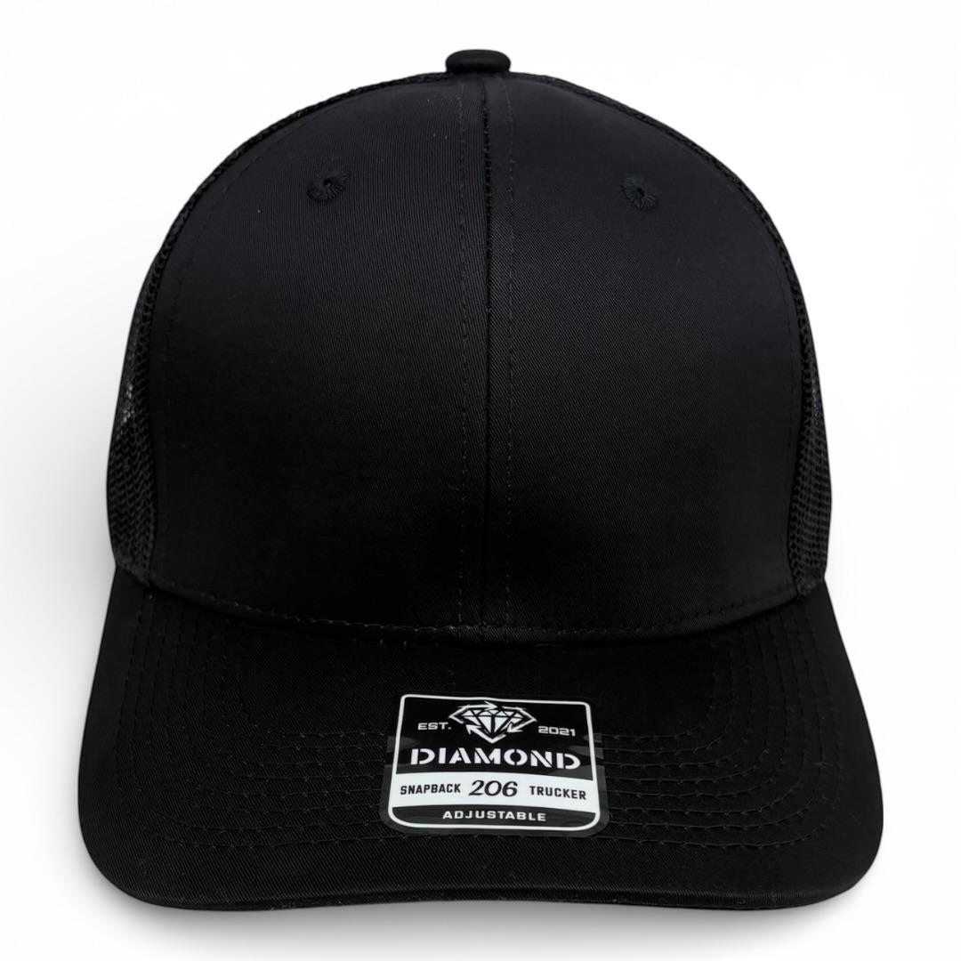 Gorra Diamond Snapback 206 Trucker  - Lisa o con Bordado Personalizado,Mayoreo