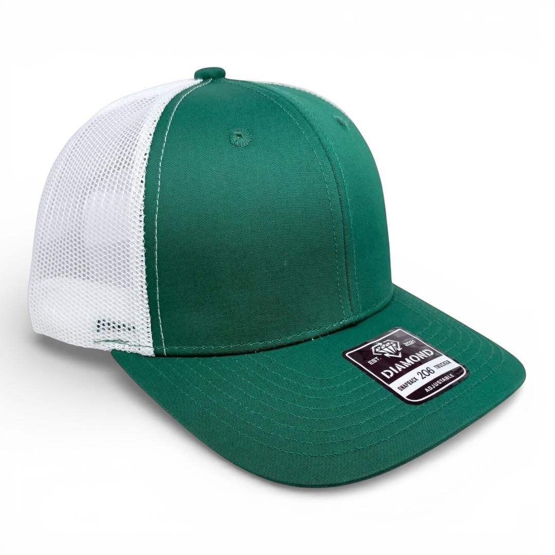 Gorra Diamond Snapback 206 trucker lisa o con bordado personalizado al mayoreo - Insignia Bordados