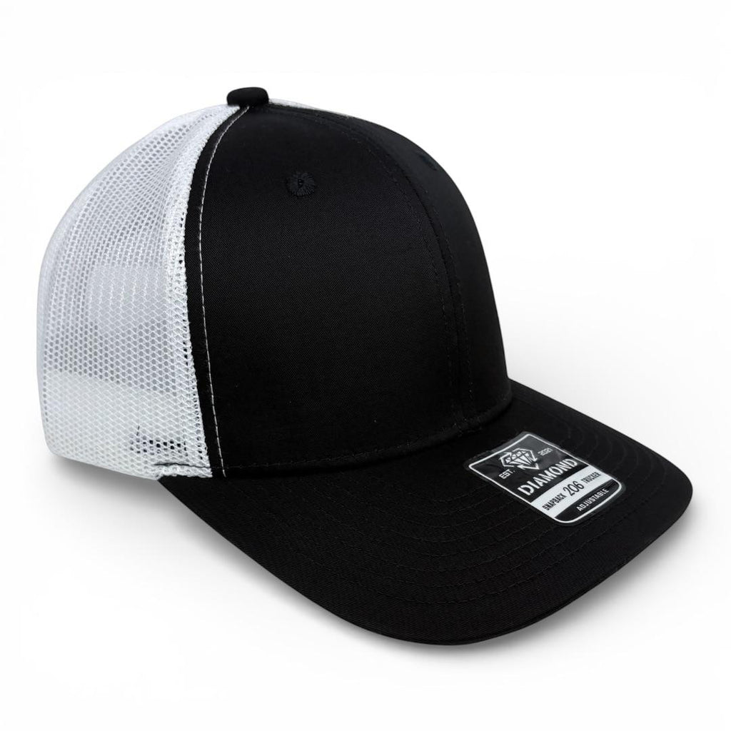 Gorra Diamond Snapback 206 trucker lisa o con bordado personalizado al mayoreo - Insignia Bordados