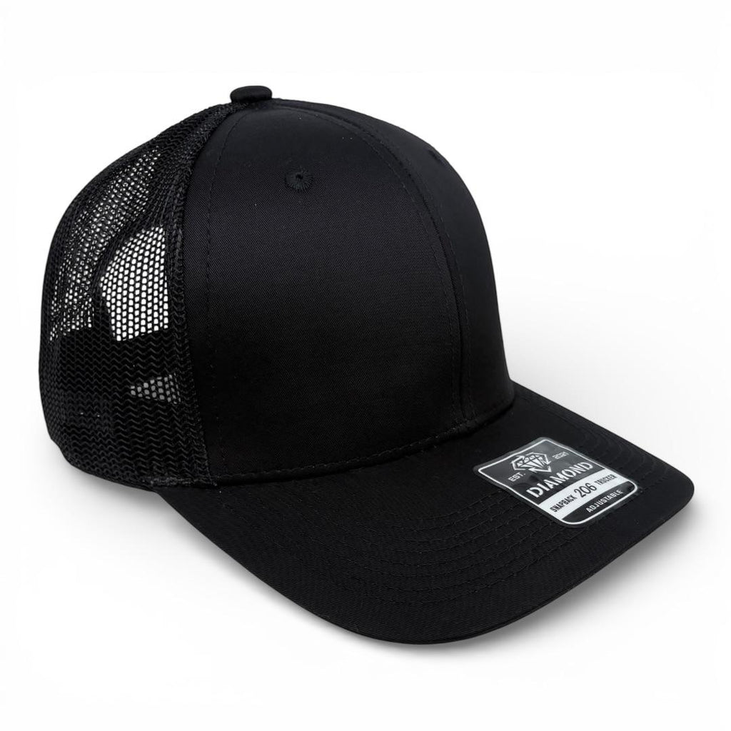 Gorra Diamond Snapback 206 trucker lisa o con bordado personalizado al mayoreo - Insignia Bordados