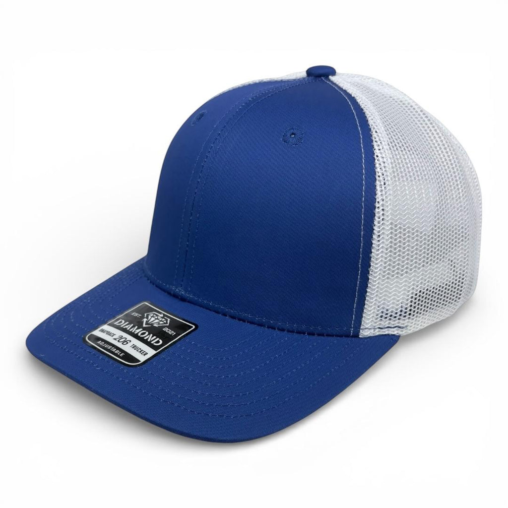 Gorra Diamond Snapback 206 trucker lisa o con bordado personalizado al mayoreo - Insignia Bordados