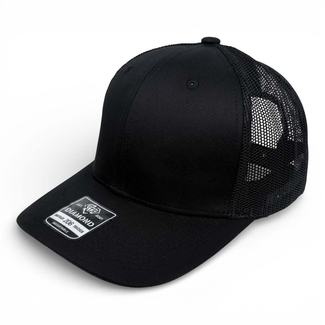 Gorra Diamond Snapback 206 trucker lisa o con bordado personalizado al mayoreo - Insignia Bordados