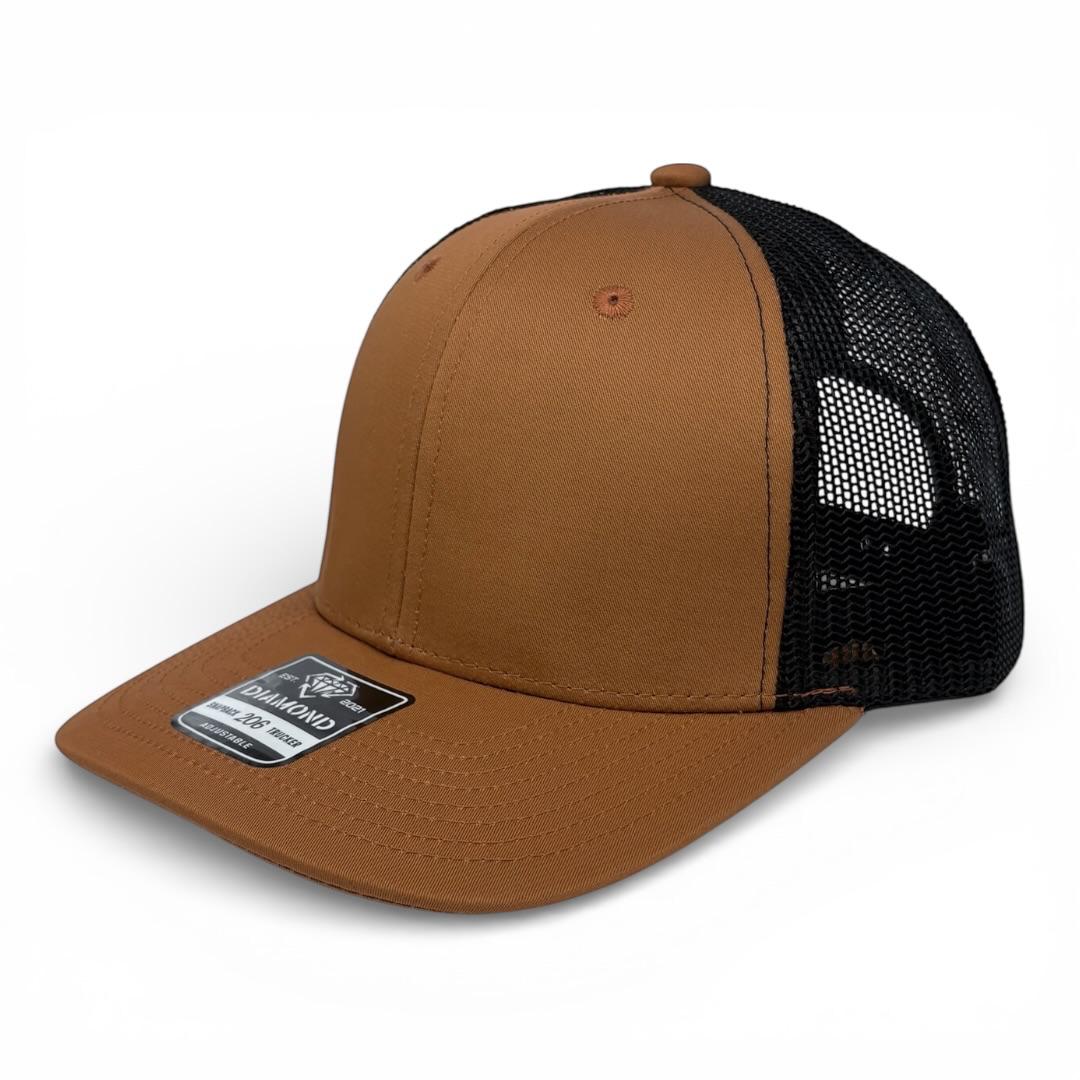 Gorra Diamond Snapback 206 trucker lisa o con bordado personalizado al mayoreo - Insignia Bordados