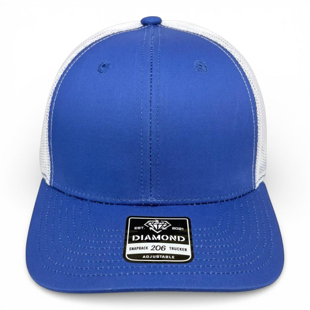 Gorra Diamond Snapback 206 Trucker  - Lisa o con Bordado Personalizado,Mayoreo