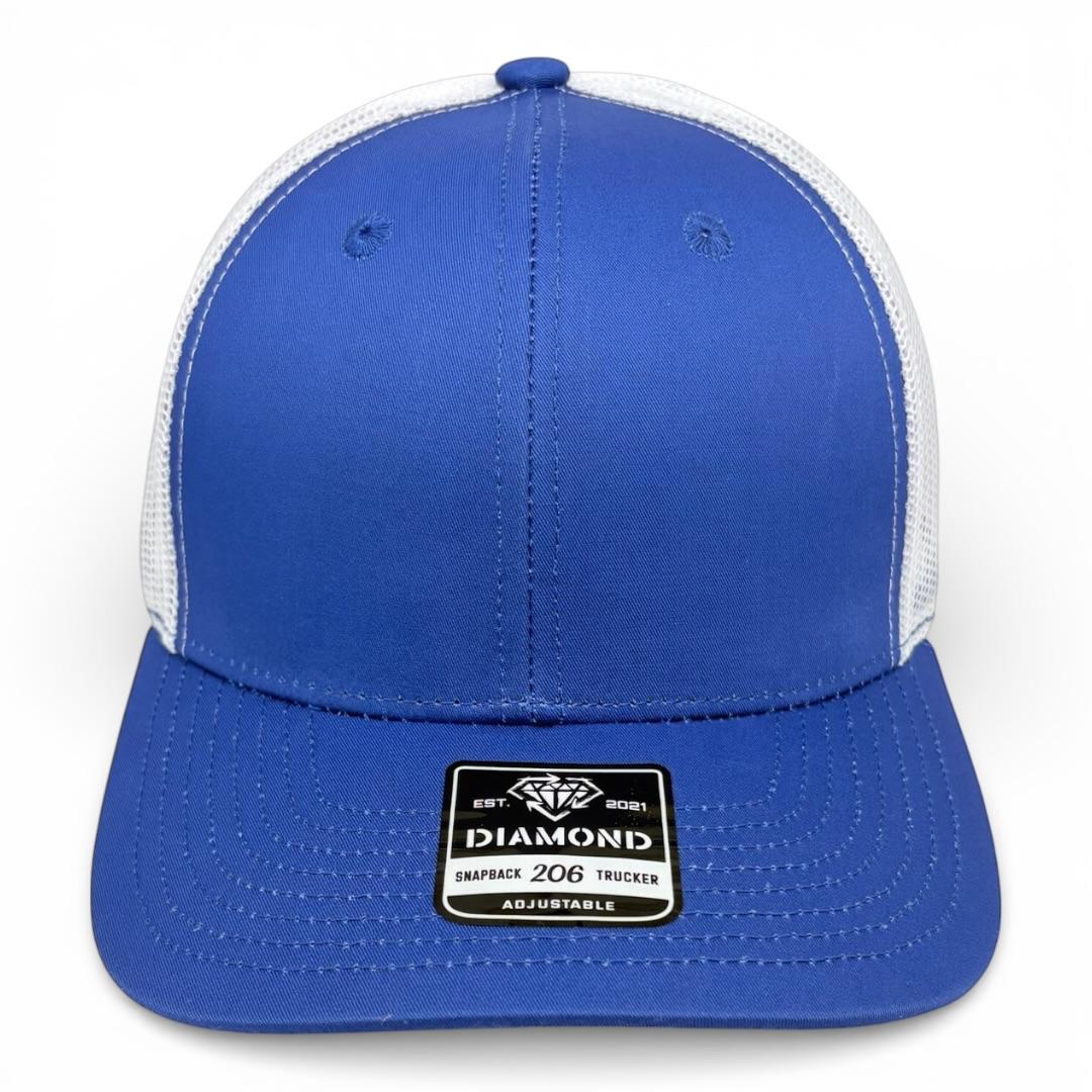 Gorra Diamond Snapback 206 Trucker  - Lisa o con Bordado Personalizado,Mayoreo