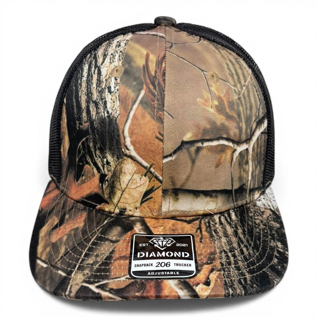 Gorra Diamond Snapback 206 Trucker  - Lisa o con Bordado Personalizado,Mayoreo