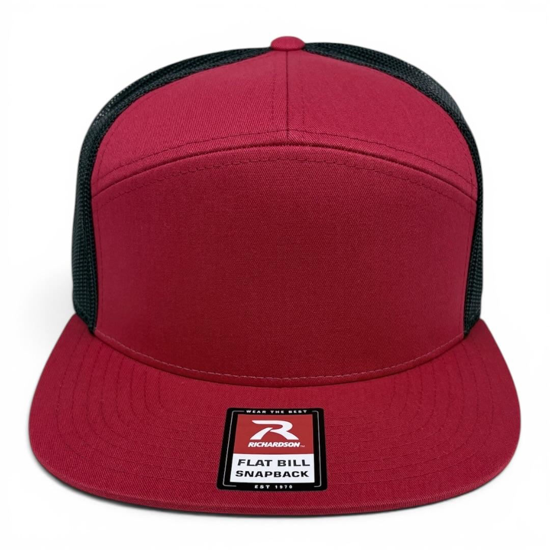 Gorra Richardson 168 Snapback Plana  - Lisa o con Bordado Personalizado,Mayoreo