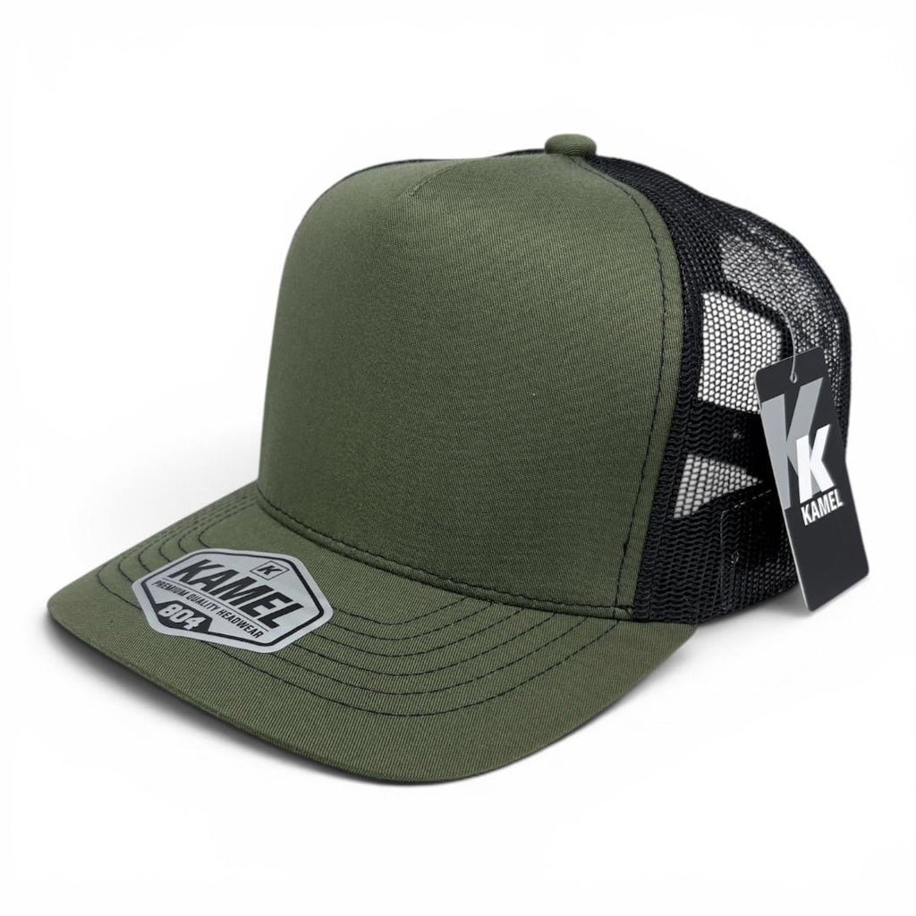 Gorra Kamel Trucker 804  - Lisa o con Bordado Personalizado,Mayoreo