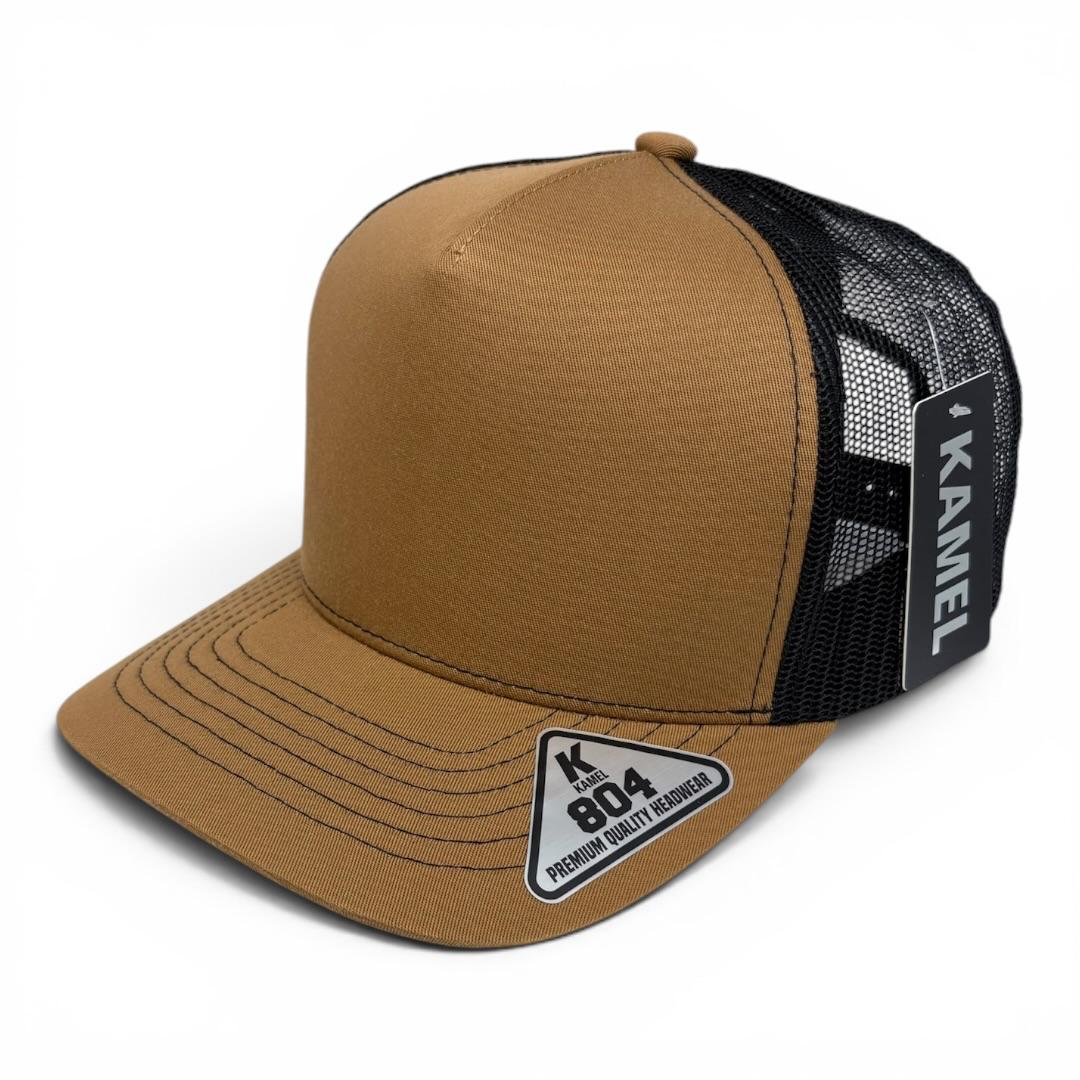 Gorra Kamel Trucker 804  - Lisa o con Bordado Personalizado,Mayoreo
