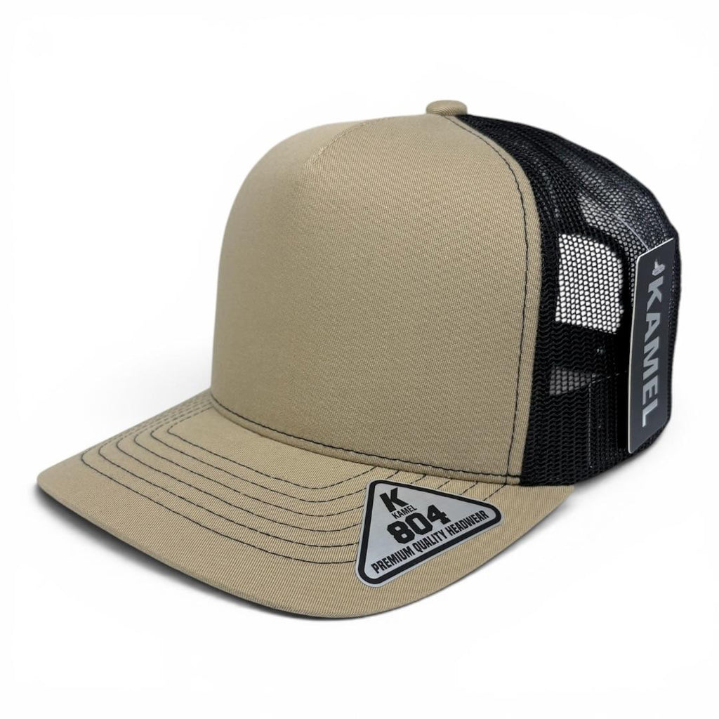Gorra Kamel Trucker 804  - Lisa o con Bordado Personalizado,Mayoreo