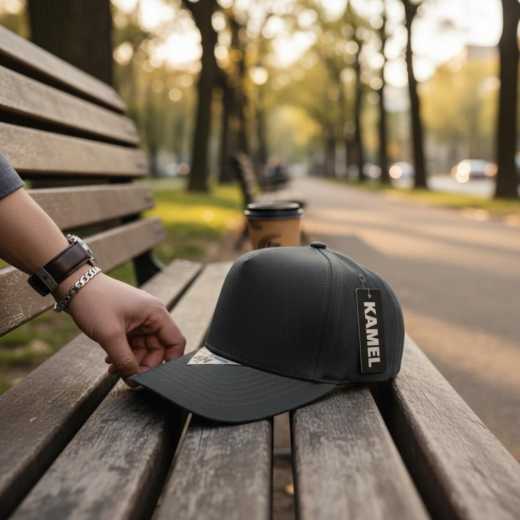 Gorra Kamel Snapback 804  - Lisa o con Bordado Personalizado,Mayoreo