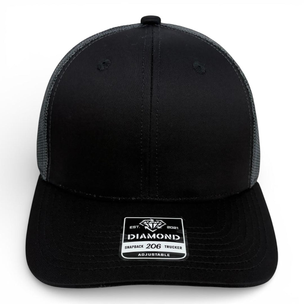 Gorra Diamond Snapback 206 trucker lisa o con bordado personalizado al mayoreo - Insignia Bordados