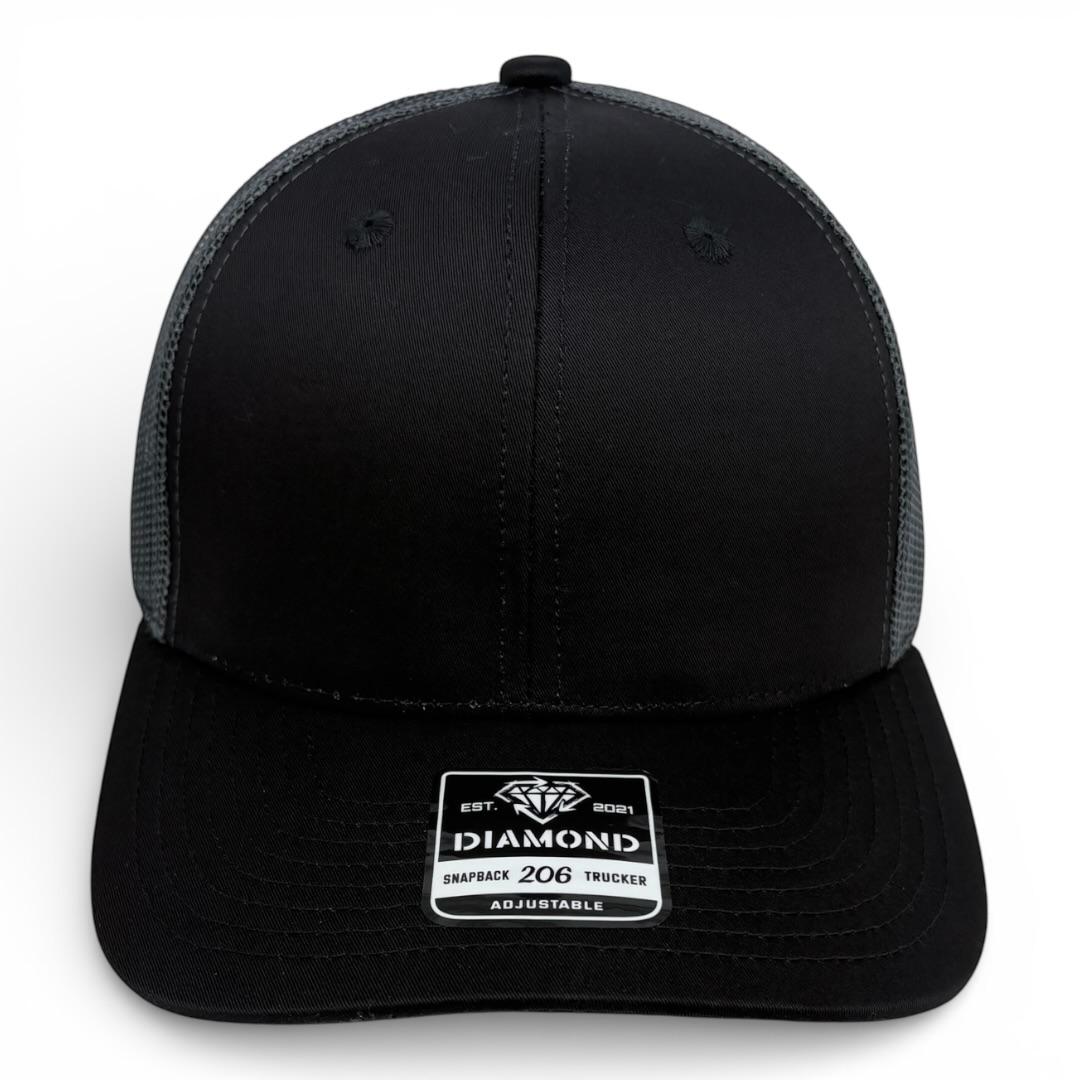 Gorra Diamond Snapback 206 trucker lisa o con bordado personalizado al mayoreo - Insignia Bordados