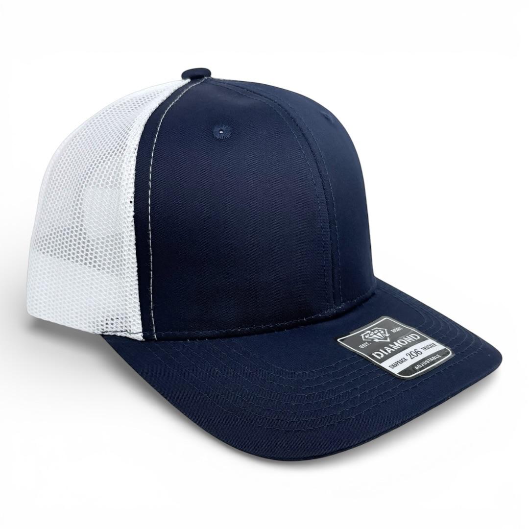 Gorra Diamond Snapback 206 trucker lisa o con bordado personalizado al mayoreo - Insignia Bordados
