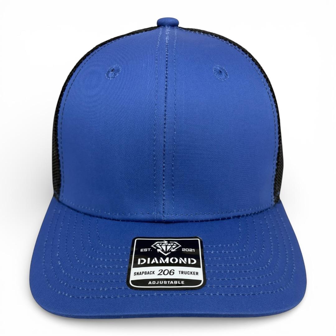 Gorra Diamond Snapback 206 trucker lisa o con bordado personalizado al mayoreo - Insignia Bordados