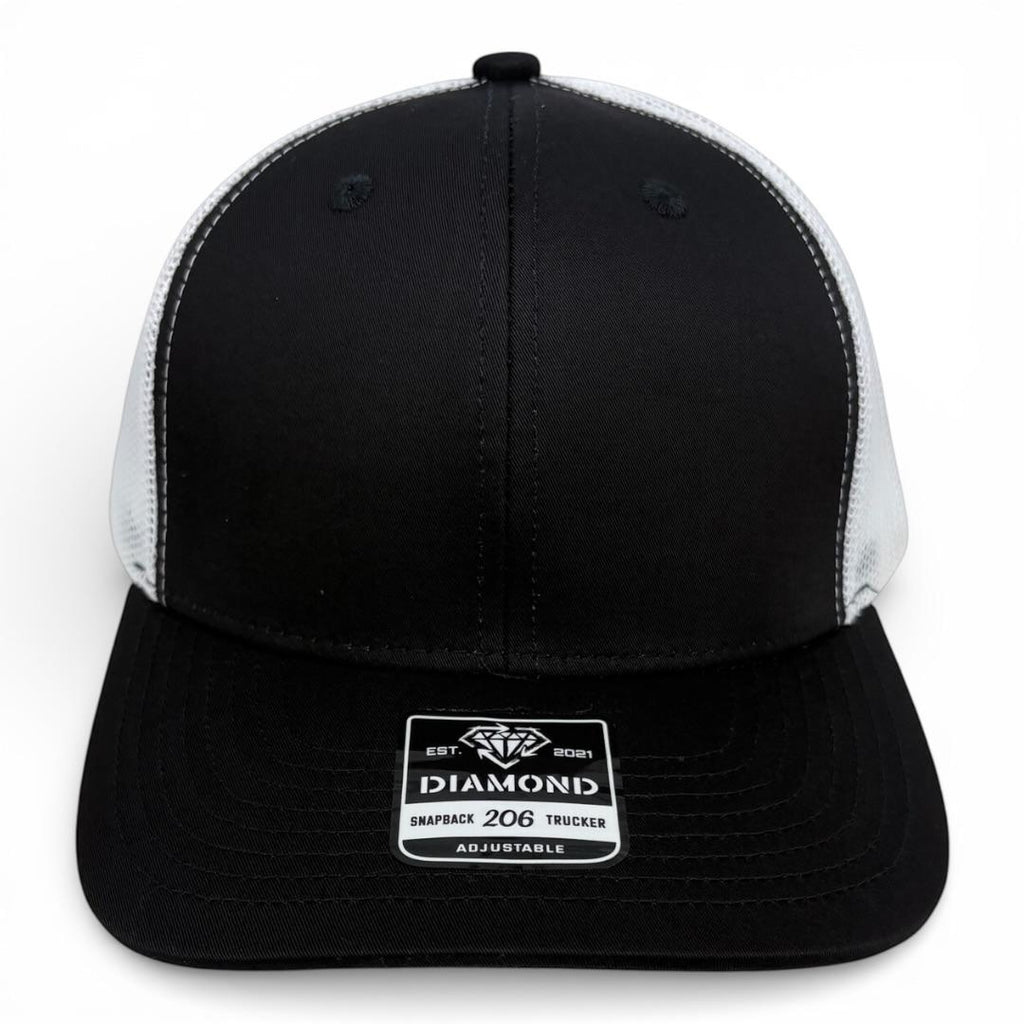 Gorra Diamond Snapback 206 trucker lisa o con bordado personalizado al mayoreo - Insignia Bordados