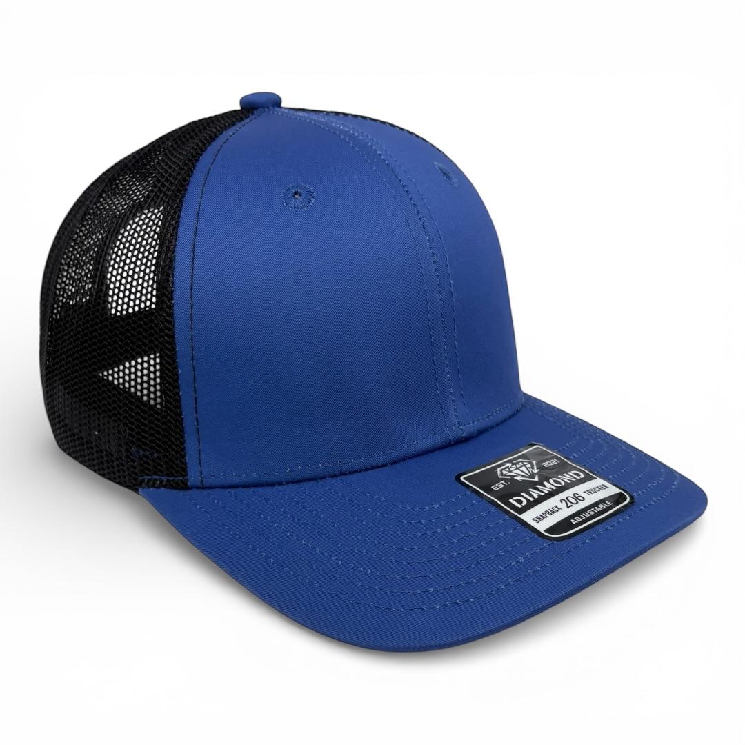 Gorra Diamond Snapback 206 trucker lisa o con bordado personalizado al mayoreo - Insignia Bordados