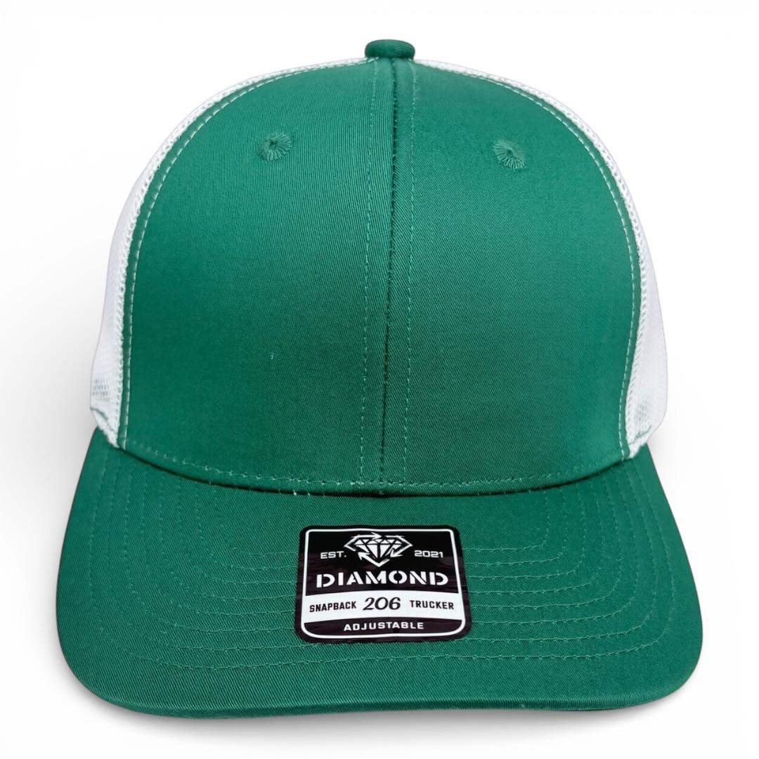 Gorra Diamond Snapback 206 Trucker  - Lisa o con Bordado Personalizado,Mayoreo
