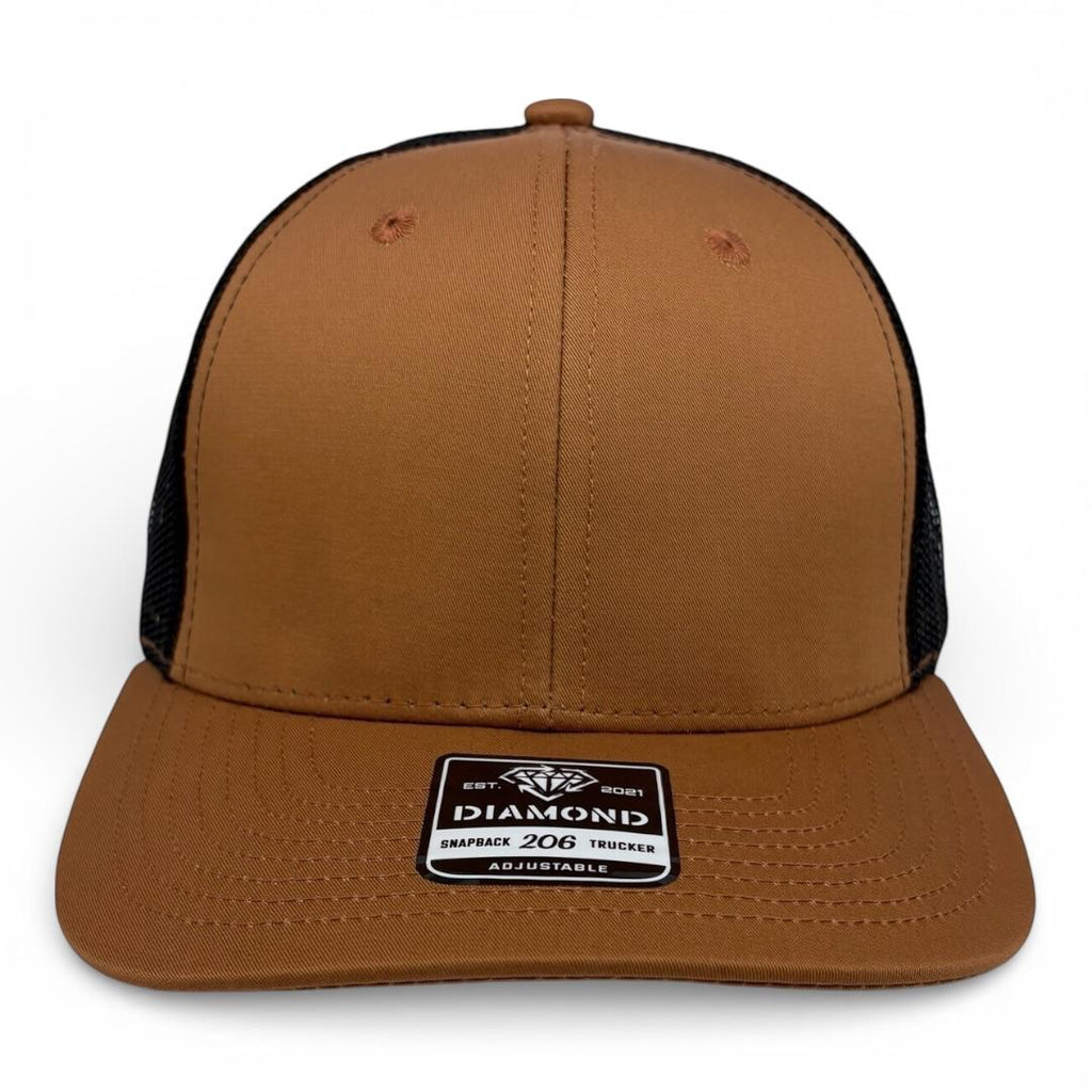 Gorra Diamond Snapback 206 trucker lisa o con bordado personalizado al mayoreo - Insignia Bordados